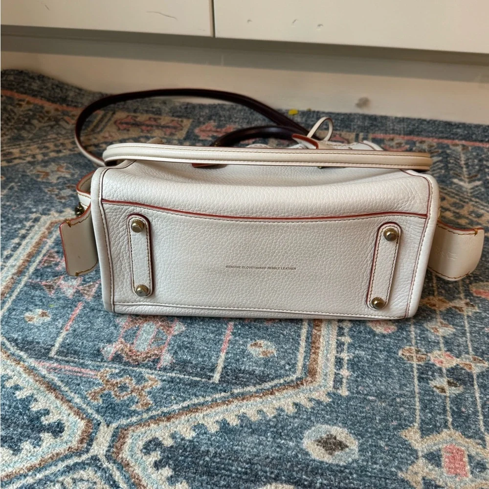 Coach Rogue 25 ivory cream 1941 glovetanned pebbled leather 20315 - Picture 13 of 15